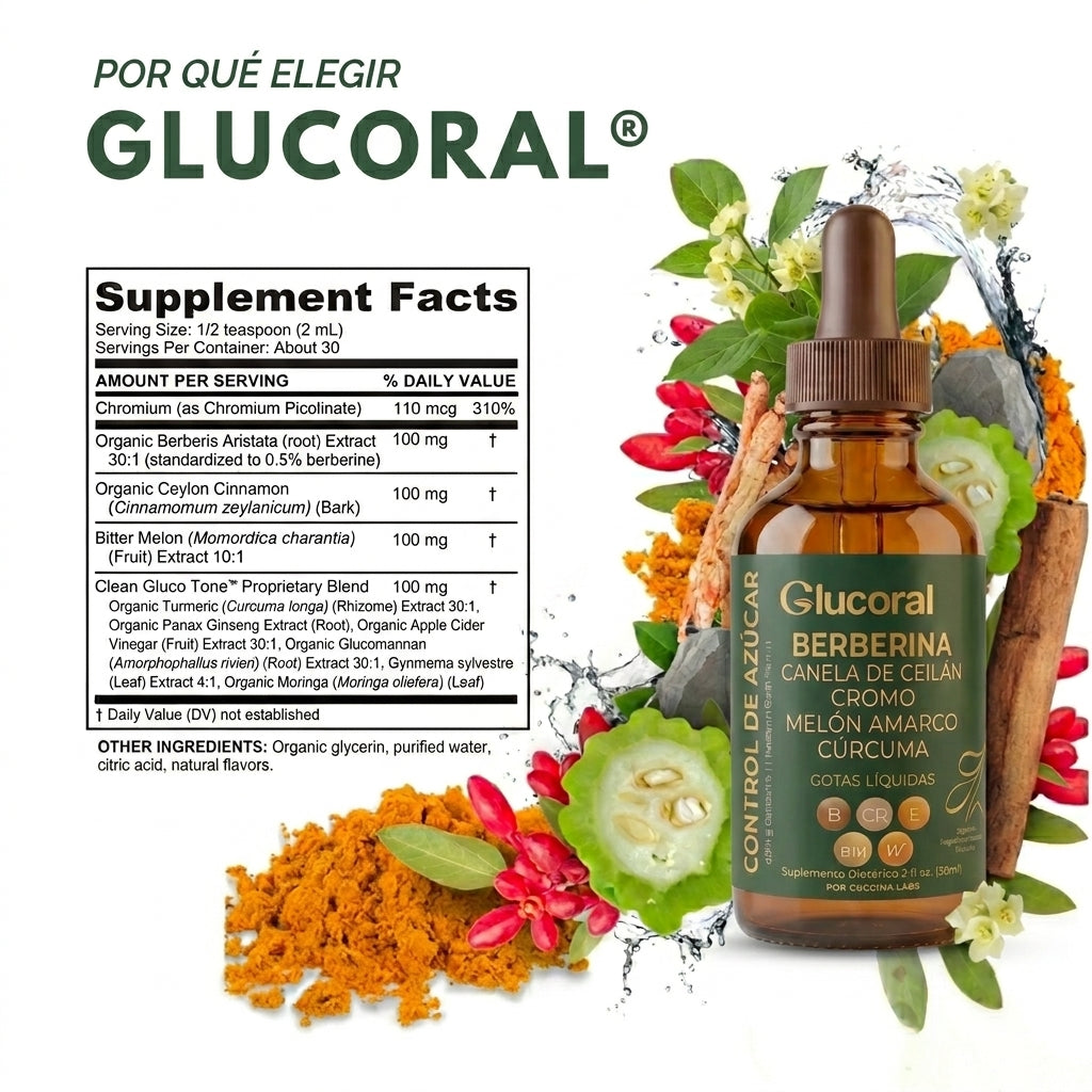 Glucoral® | Equilibrio de glucosa y bienestar total en una sola fórmula