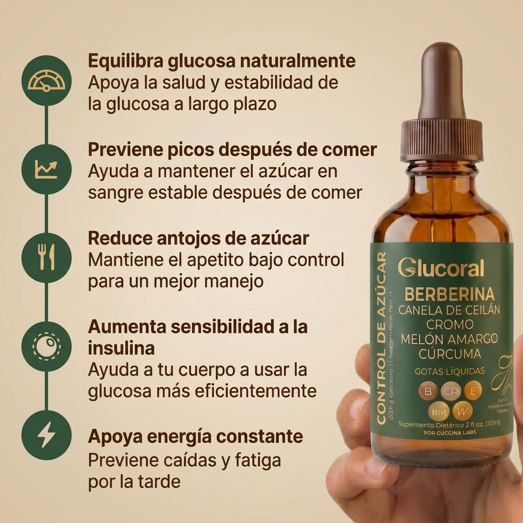 Glucoral® | Equilibrio de glucosa y bienestar total en una sola fórmula
